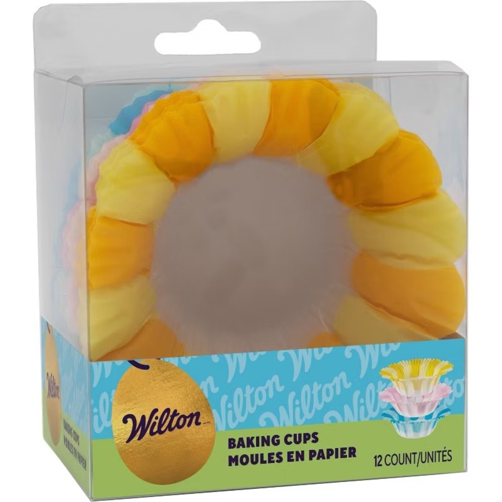 Wilton nwt 12ct Flower Baking Cups - Picture 2 of 3